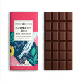 Choc Affair Raspberry Gin Milk Chocolate Bar