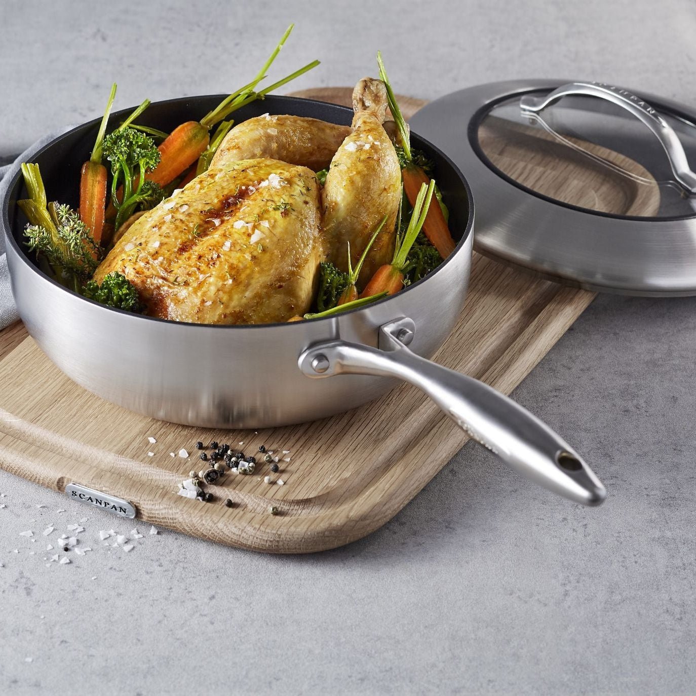 SCANPAN CTX Saute Pan 28cm - Simmer and Slice