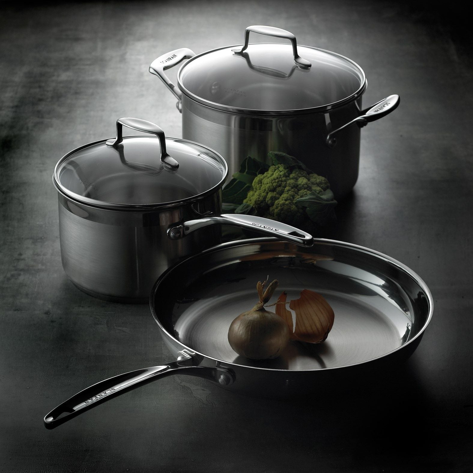 SCANPAN Impact - 24cm/7.2 L Stock Pot W/Lid