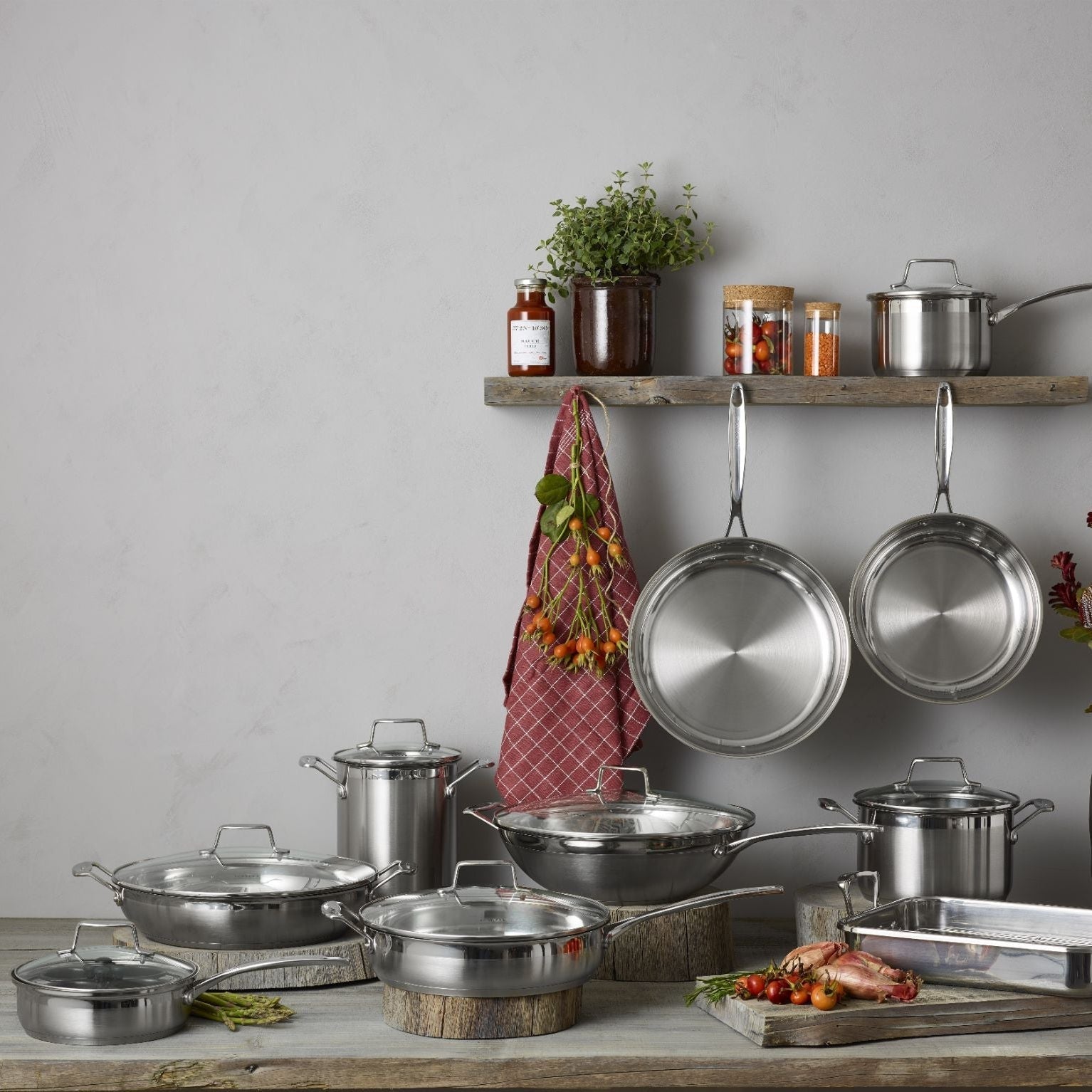 SCANPAN Impact - 26cm/11.0 L Stock Pot W/Lid