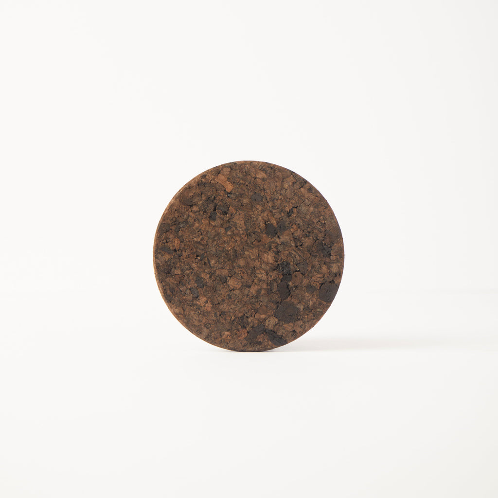 Smoked Cork Coasters | Round | Set of 4