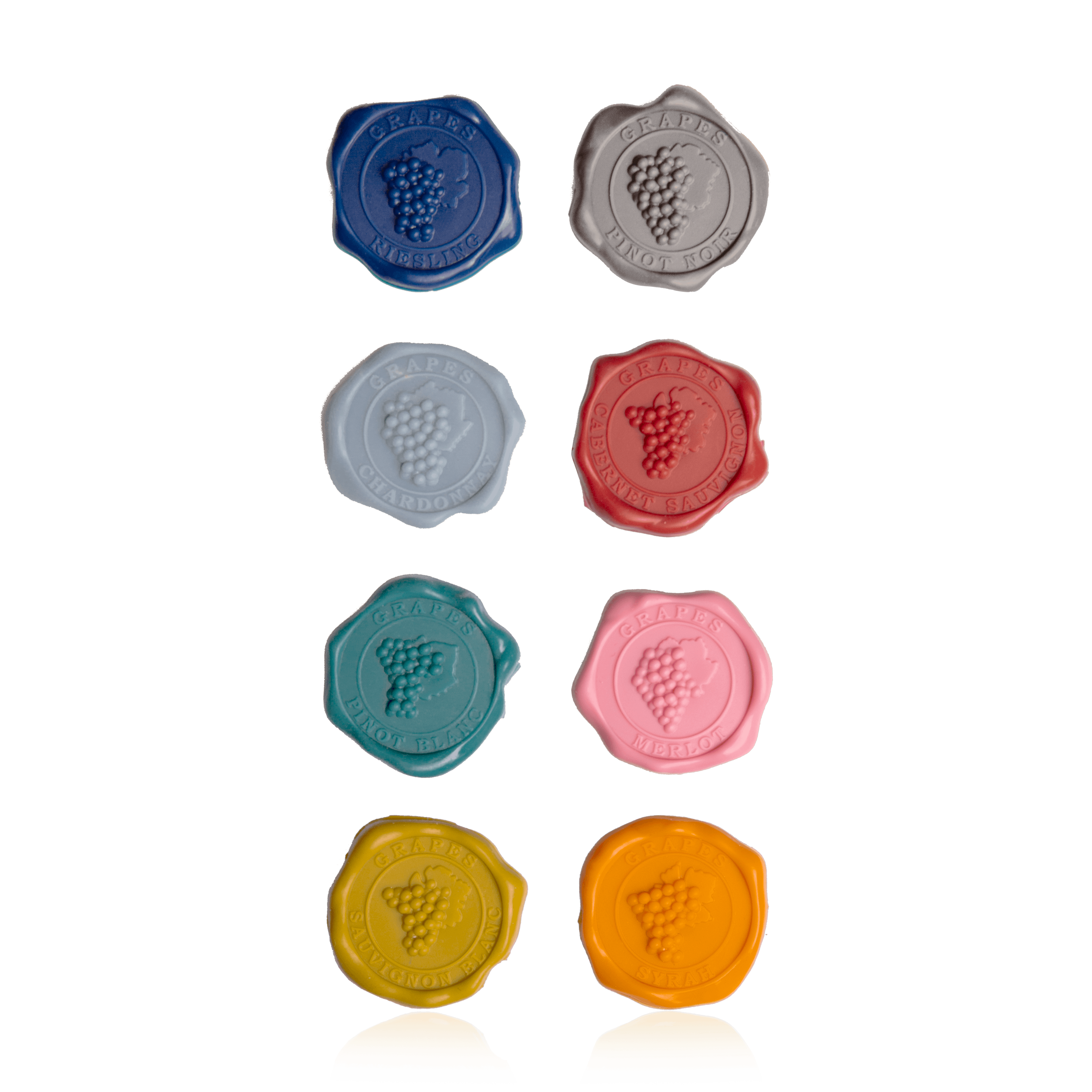 Vacu Vin Glass Markers Classic | Set of 8