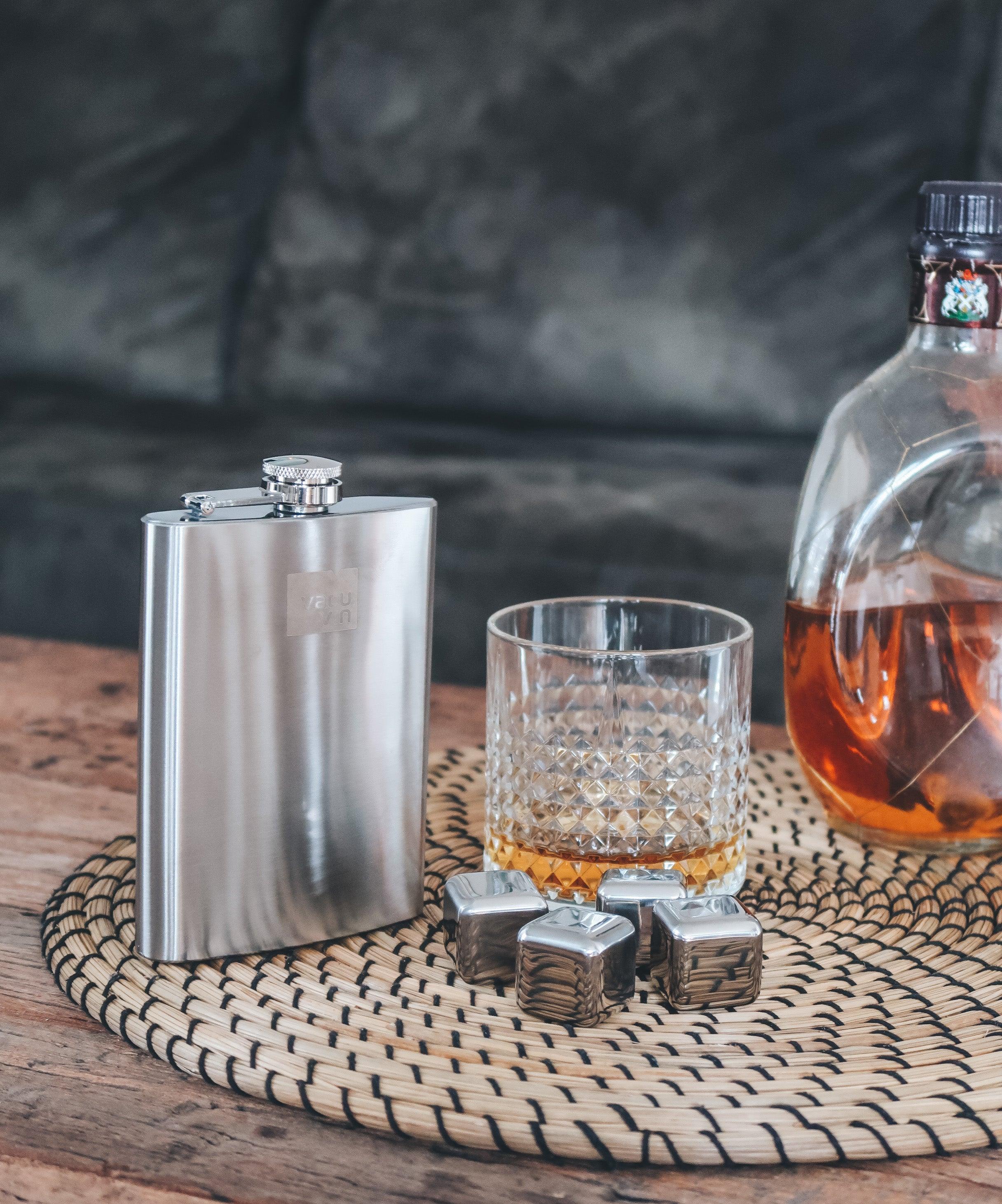 Vacu Vin Hip Flask Stainless Steel