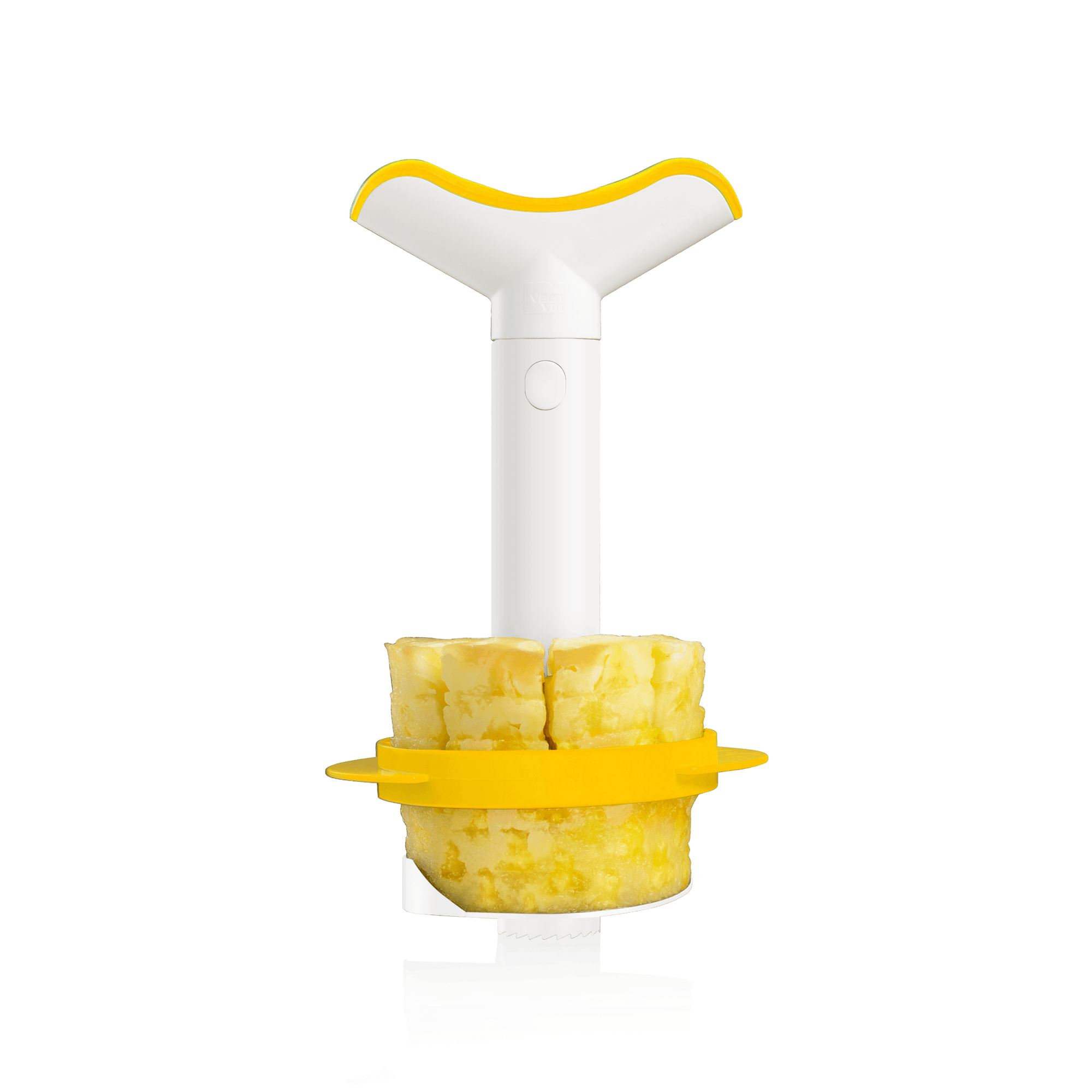 Vacu Vin Pineapple Slicer & Wedger - White/Yellow