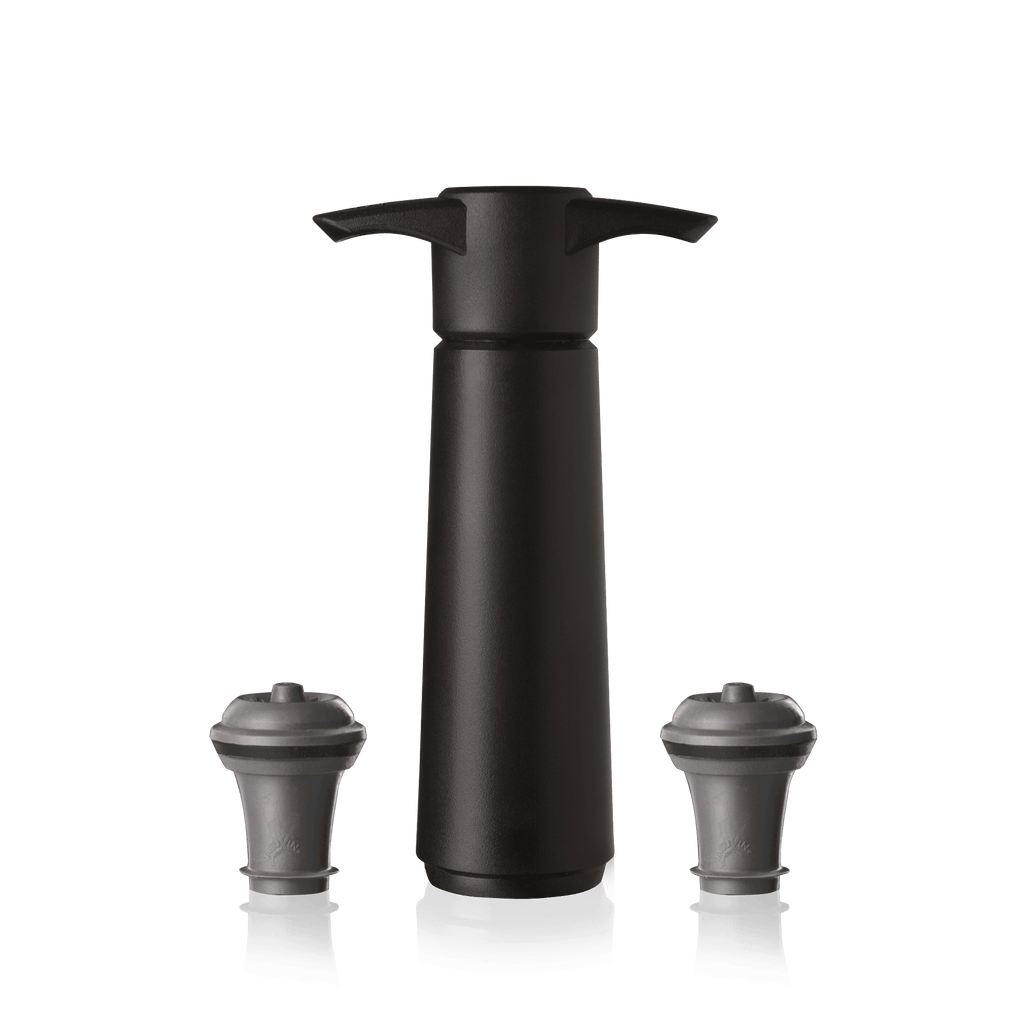 Vacu Vin Wine Saver Black | 2 Stoppers