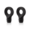 Vacu Vin Wine Stopper Black - Set of 2