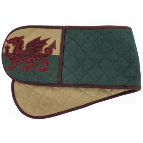 Welsh Dragon Double Oven Glove
