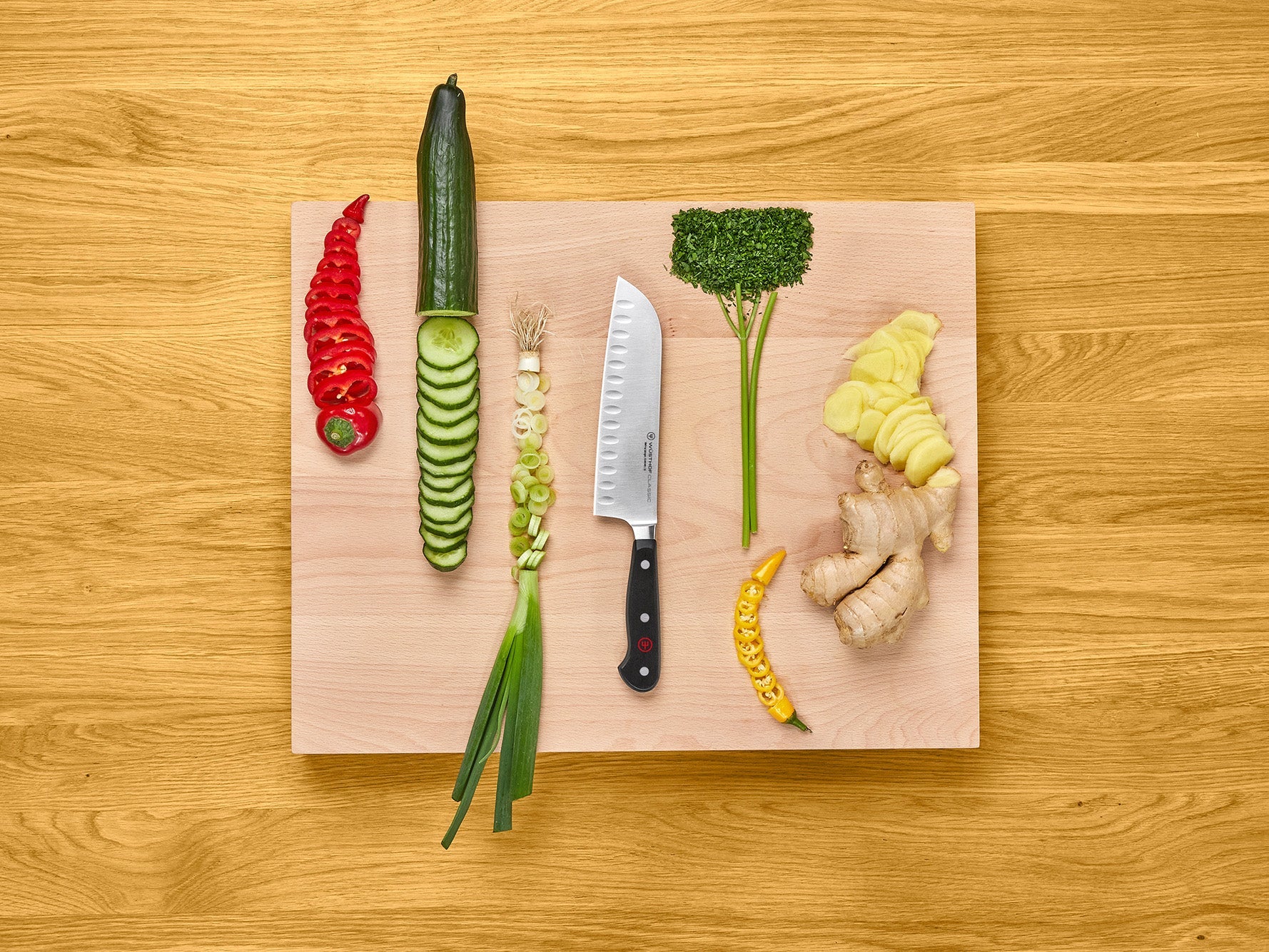 Wusthof Classic Santoku with Hollow Edge 17 cm | 7 inch